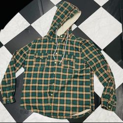 Size Large Hoodie Flannel