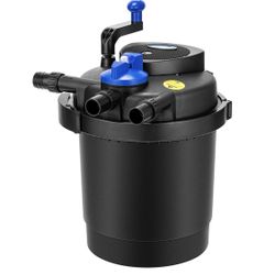 VIVOHOME Pressurized Biological Pond Filter, 1840GPH Suitable for Koi Ponds up to 1000 Gallons or Ornamental Ponds up to 2100 Gallons