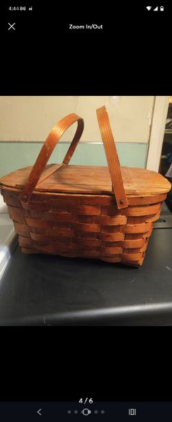 Vintage Picnic Basket 