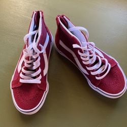 NWOT Burgundy Vans