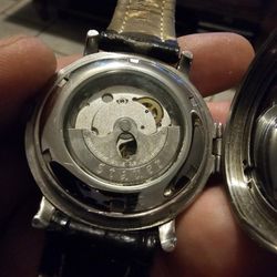 Stauer 1944 ritorno time piece watch (27 Jewels) with built-in hidden locket asking $200
