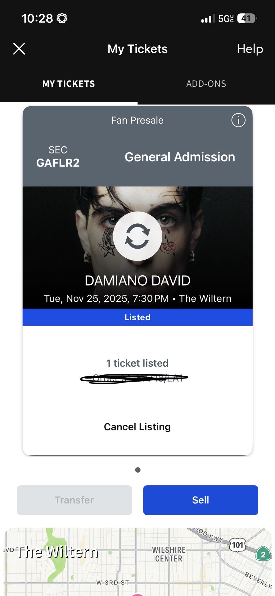 Concert Ticket