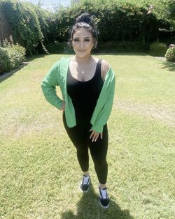 Green Button Up 