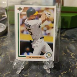 1991 Upper Deck Mark McGwire The Bashing Years Card Number 656