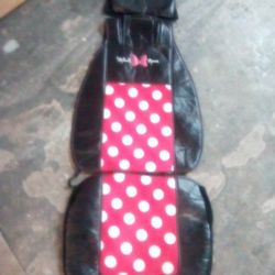 Minny mouse seat cover