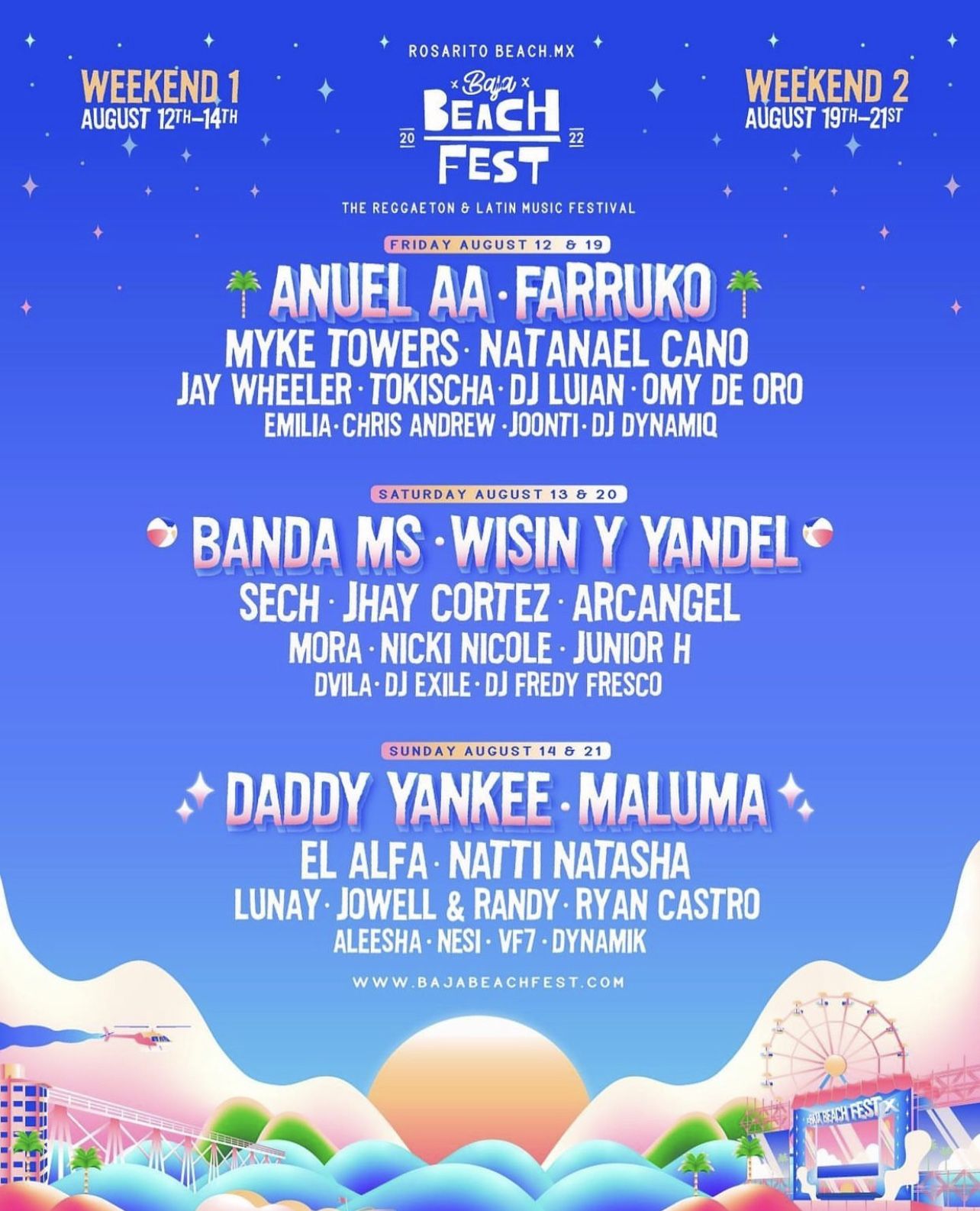 Baja Fest Weekend 1 VIP Tickets 