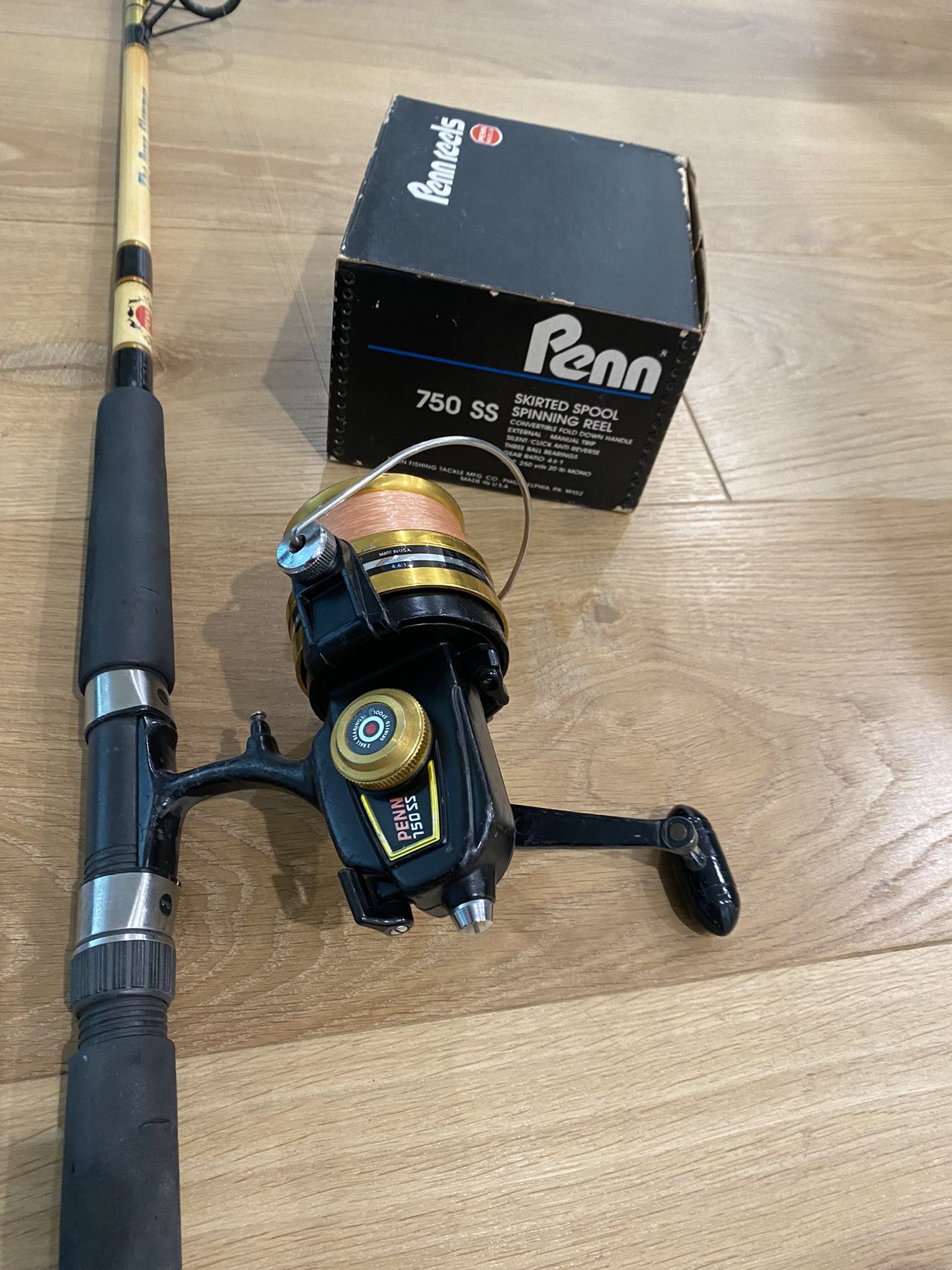 Penn 750SS With Box—works Excellent Fishing Rod And Reel for Sale in Boca  Raton, FL - OfferUp