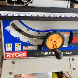Ryobi 10” Table Saw System