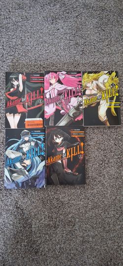 ​Akame ga Kill! Manga Volumes 1-5 Set