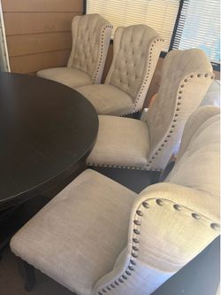 4 dining chairs for $50