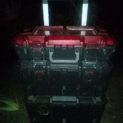 Stackable Travel Tool Chest On Wheels