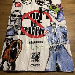 A$AP Rocky x Tim Burton “Don’t Be Dumb” album poster