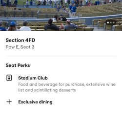 Dodgers tickets