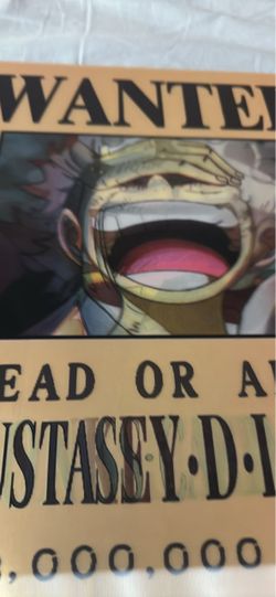 One Piece Wanted 3D Poster Print I Have 2