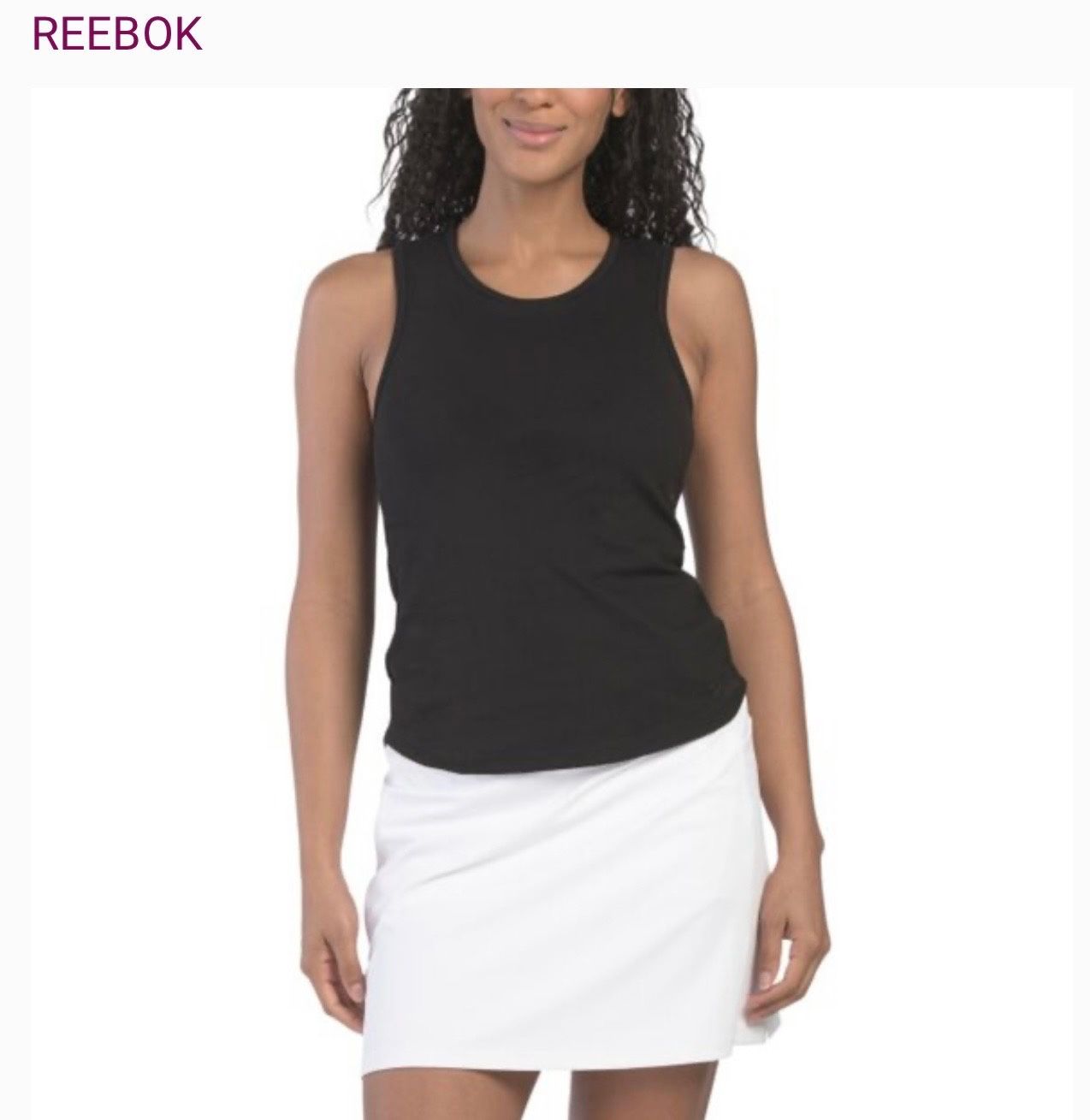 REEBOK Black Mastermind XL Impact Bra Tank