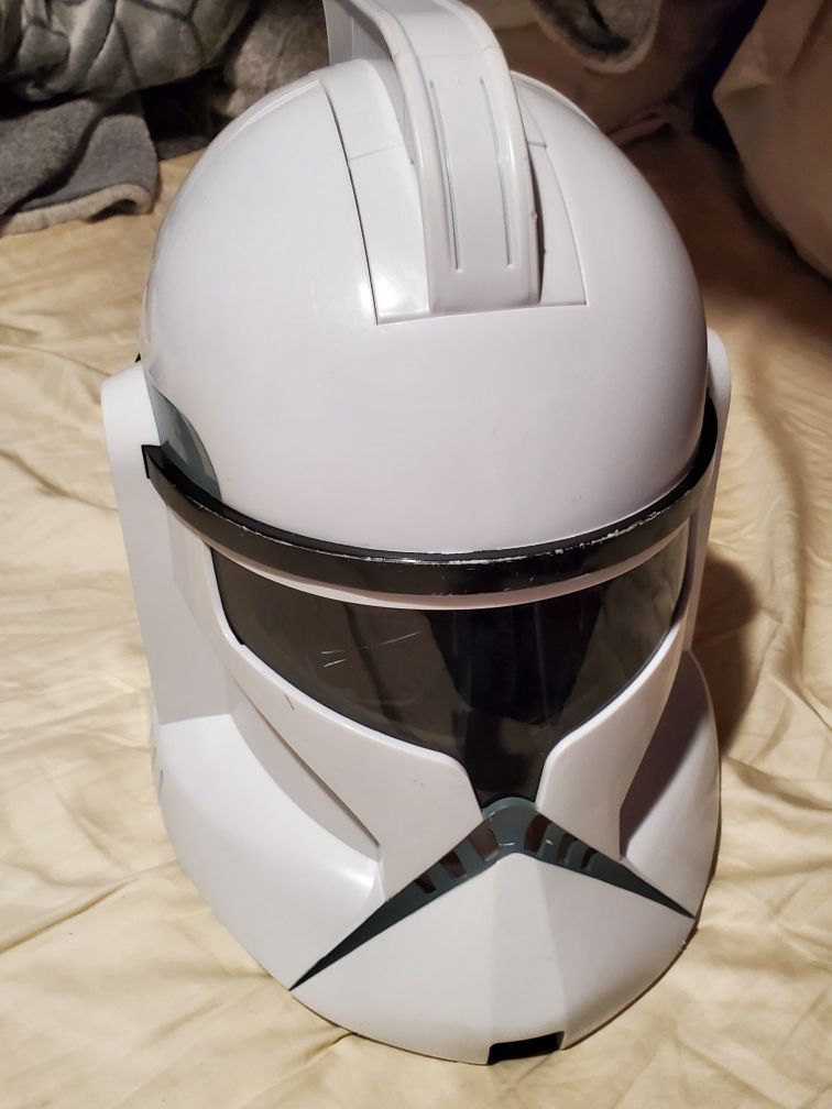 Storm trooper helmet mask and voice changer