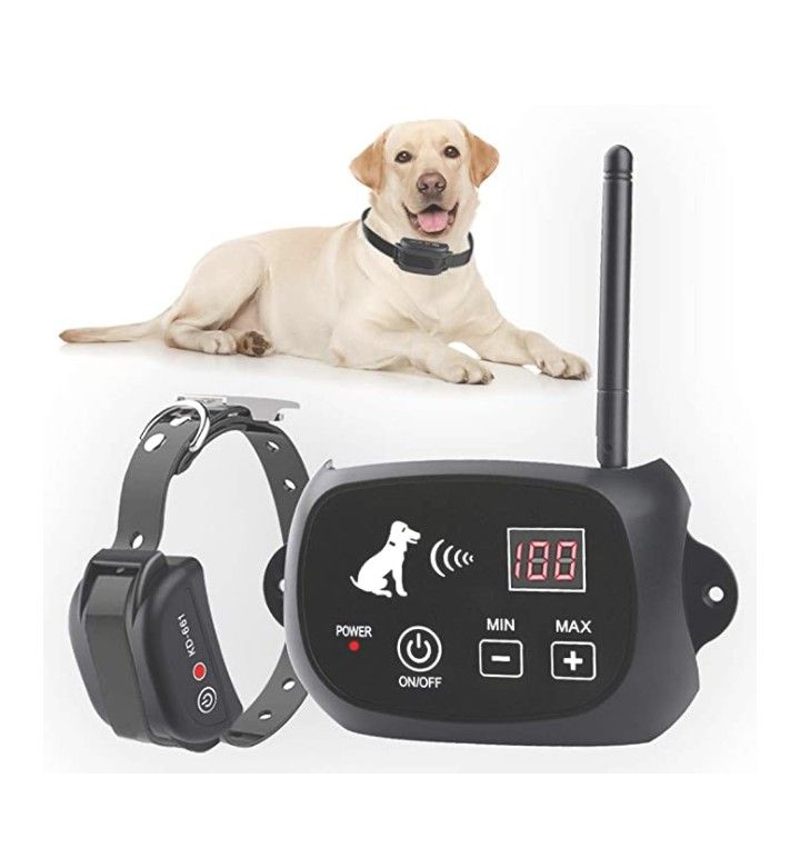 Wireless Dog Fence, Pet Containment System, Pets Dog Containment System Boundary Container with IP74 Waterproof Dog Training Collar Receiver