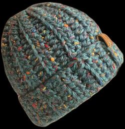 Turquoise mix hat