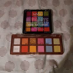 Bundle Of 2 Beautiful Brand New Name Brand Eye Pallettes