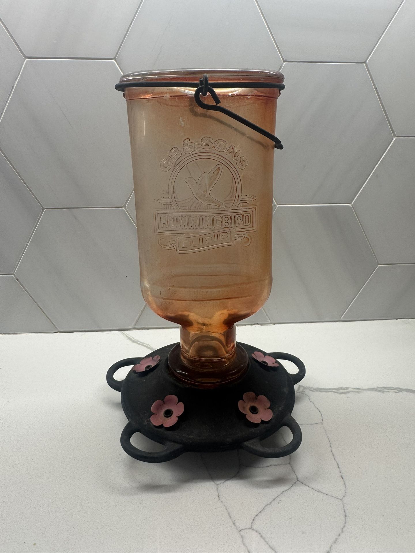 Cb And Sons Hummingbird Feeder Vintage