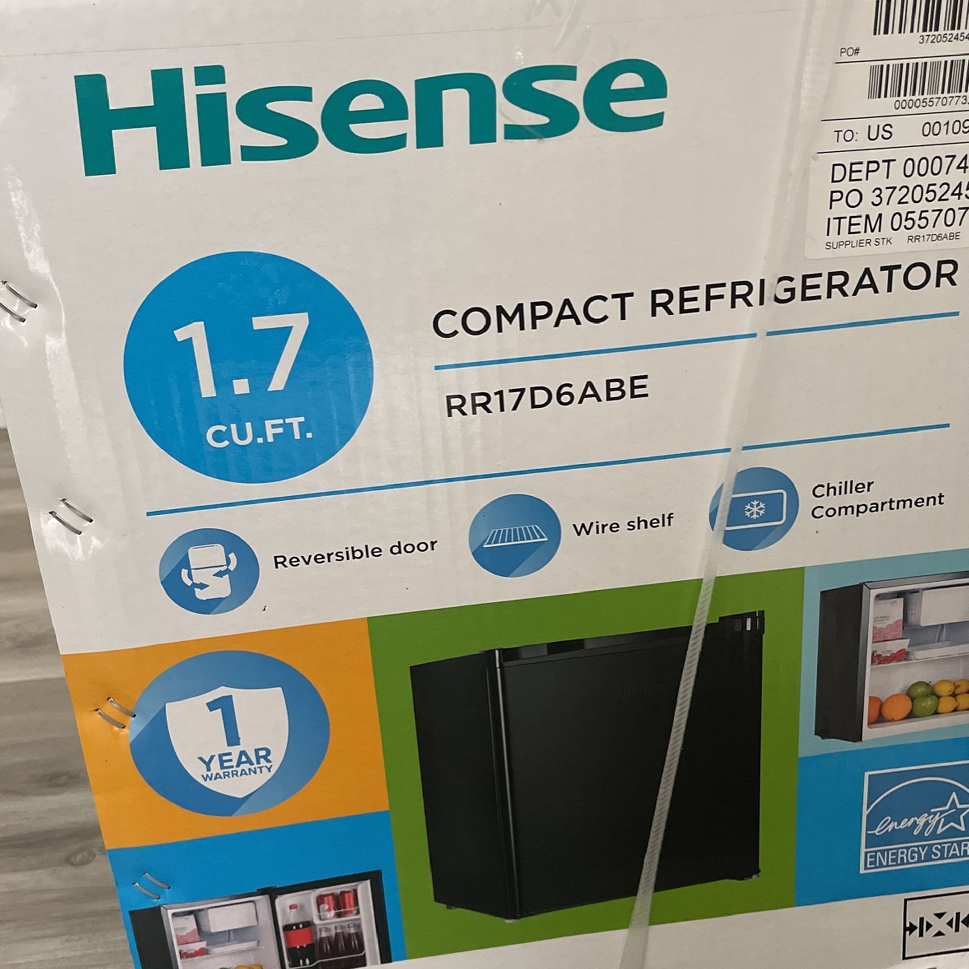 Hisense Mini Fridge 