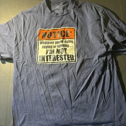 Men’s Large Blue Funny Customized T-shirt Birthday Gift