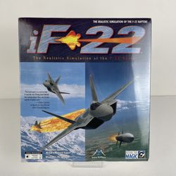 iF-22 RAPTOR SIMULATION - CD ROM Windows 95 - BRAND NEW IN SEALED BOX