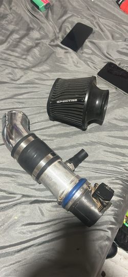 Spectre Cold air intake filter and pipe with adapters
