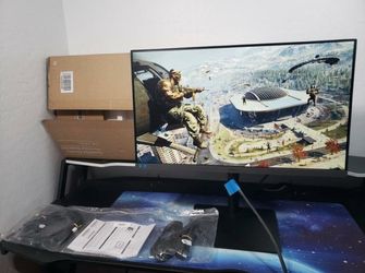 New SAMSUNG 24 Inch FHD IPS Series Business Essential Computer Monitor, 100Hz, 3Ms, Height Adjustable Stand, Triple Input, DisplayPort, AMD FreeSync,