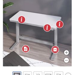 Tresanti Geller 47” Adjustable Height Desk