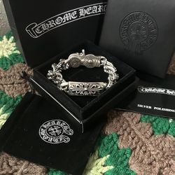 Chrome Hearts Floral Link Bracelet