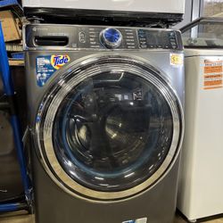 New Ge Profile Grey Front Load Washer