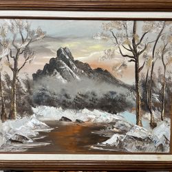 Painting – Mountain Landscape – Original Canvas – $100 OBO