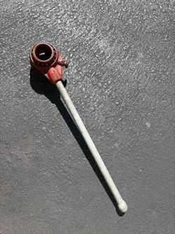 RIDGID manual ratchet pipe threader handle and head Model 12-R