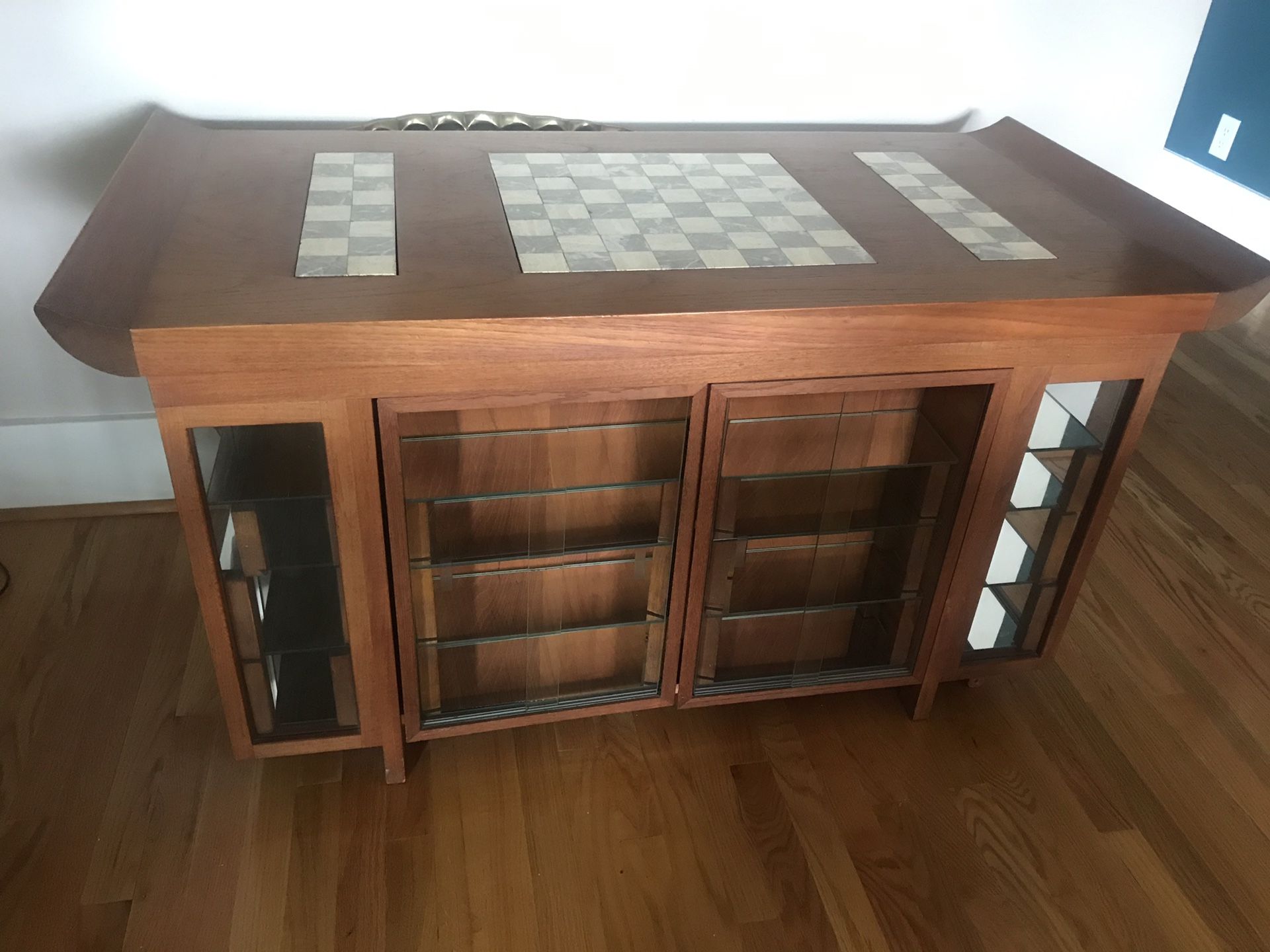 Teakwood chess table