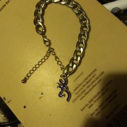 Titanium Silver. CHarm Bracelet