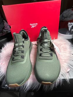 Reebok Sneakers Olive Green Low-Top
