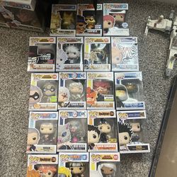 Funko Pops - My Hero, Naruto, HunterxHunter, Demon Slayer, Halo, Haikyuu, Black Clover