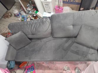Soft gray couch
