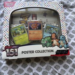 Pokemon TCG Scarlet and Violet 151 Poster Collection Sealed