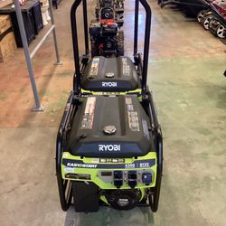 (New) RYOBI 6,500-Watt Gasoline Powered Portable Generator with CO Shutdown Sensor