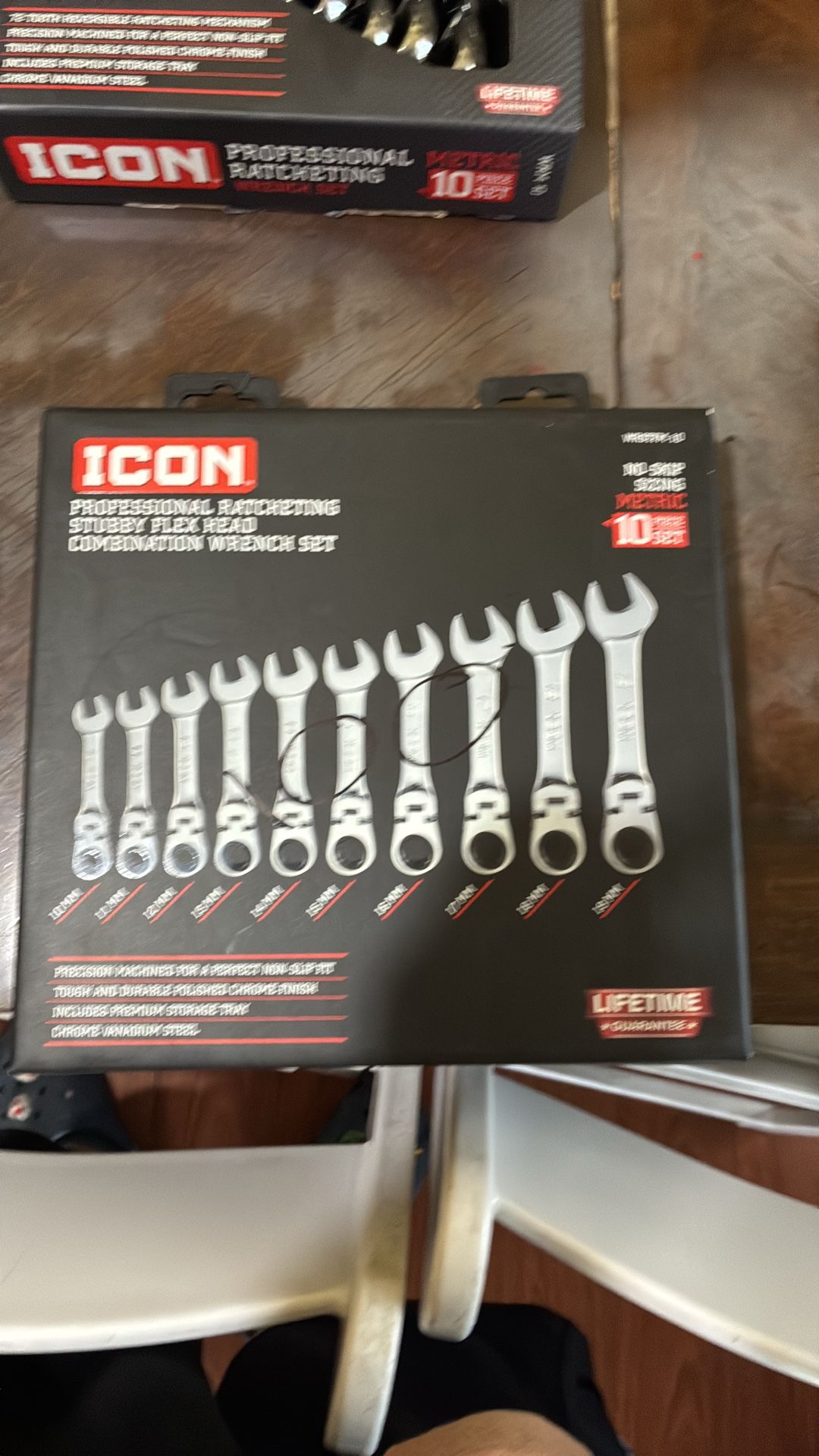 Icon Professional Ratcheting Logo icon professional ratcheting stubby flex head combination wrench set ...