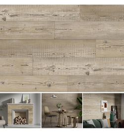 SINGULARWOOD Vinyl Wall Planks,Self-Adhesive Vinyl Panels for Walls,Peel and Stick Easy Installation (12 pcs/18 Sq Ft/Box),Siberian Pine @Q4-442