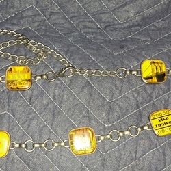 Amazing Hip Chain Belt Statue Liberty Big City Bridges