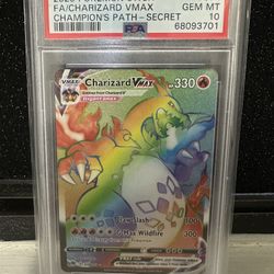 2020 POKEMON SWSH FA/CHARIZARD VMAX CHAMPION'S PATH - SECRET