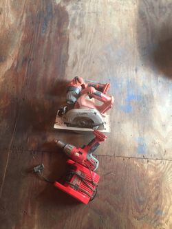 Cordless Milwaukee tools