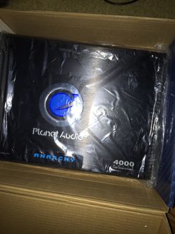 4000 watt Planet Audio AMP wires extra