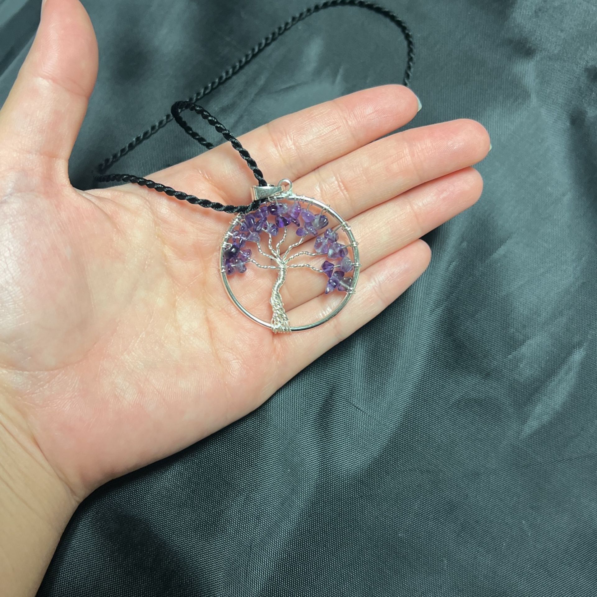 Amethyst Tree Of Life Pendant