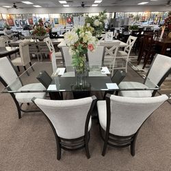 7 Pc Dining Table Set 