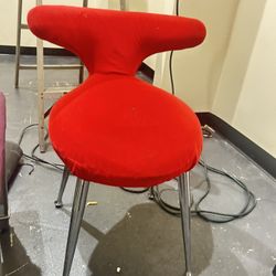 Red Velvet Chair
